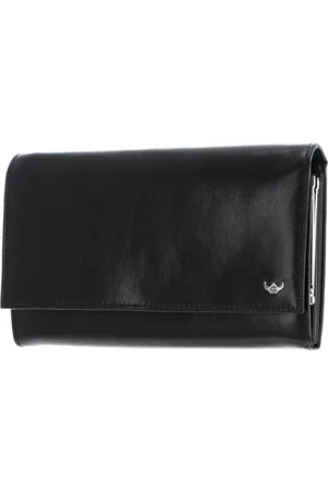 Golden head Portemonnee Colorado RFID Protect French Coin Purse Wallet Zwart