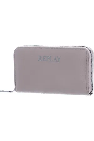 Replay Portemonnee Gusset Wallet with Zipper Beige
