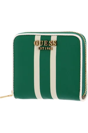 Guess Portemonnee Mildred Small Zip Around Wallet Groene