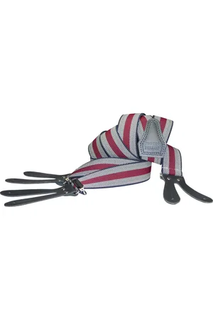 Pierre Mouton Bretel - Volwassenen - Heren - Chevron - Bretel - met Leertjes - - 120cm - 35mm - M - L