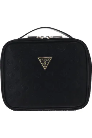 Guess Cosmetische tas Wilder Travel Cosmetic Organizer Case Zwart