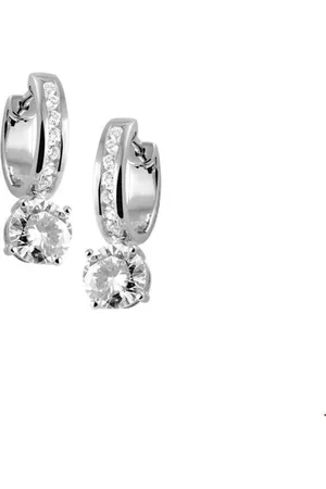 Cataleya Jewels Gerhodineerde Klapoorringen zirkonia 1301947