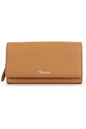 Tamaris Leren Portemonnee Amanda Wallet Lichtbruin