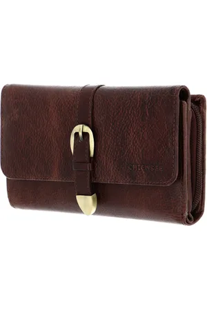 CHIEMSEE Leren Portemonnee Leather Wallet Bruine