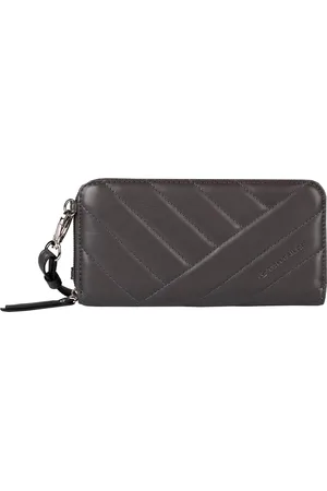 TOM TAILOR Portemonnee Yana Long Zip Wallet Donkergrijs