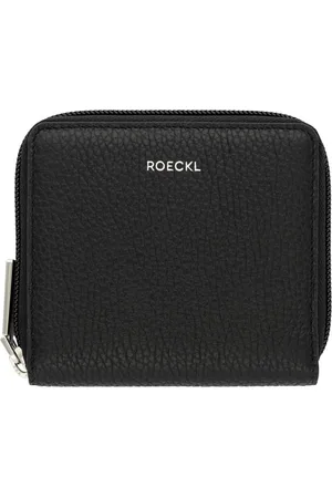 ROECKL Leren Portemonnee Ella Zip Around Wallet Zwart