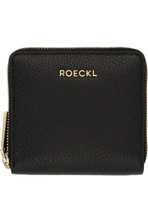 ROECKL Leren Portemonnee Deda Zip Around Wallet Zwart