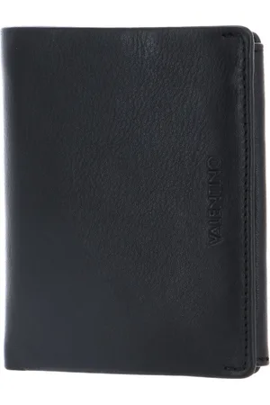 VALENTINO Leren Portemonnee David Men’s Wallet Zwart
