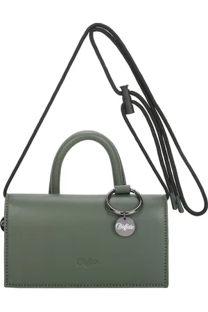 Buffalo Portemonnee Muse On String Crossbody Bag Donkergroen