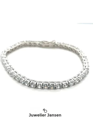 Cataleya Jewels Tennis armband met witte zirkonia 4 mm
