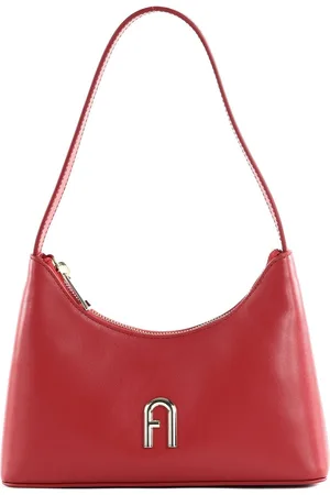 Furla Leren Schoudertas Avondtas Diamante Mini Shoulder Bag Rood