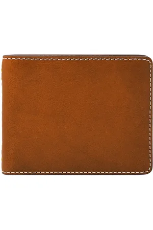 Fossil Leren Kaarthoes Tremont Bifold Bruine