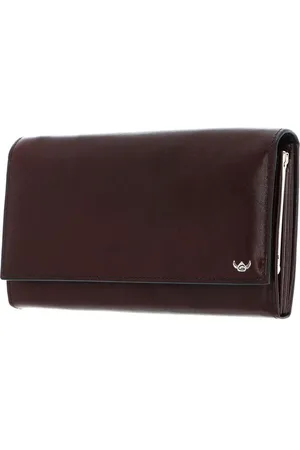 Golden head Portemonnee Colorado RFID Protect French Coin Purse Wallet Wijnrood