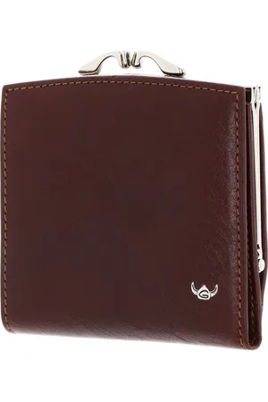 Golden head Portemonnee Colorado RFID Protect French Coin Purse Wallet Bruine