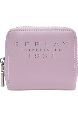 Replay Portemonnee Zip Around Wallet Paars