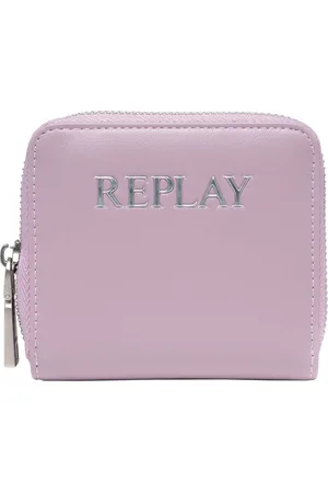 Replay Portemonnee Zip Around Wallet Paars