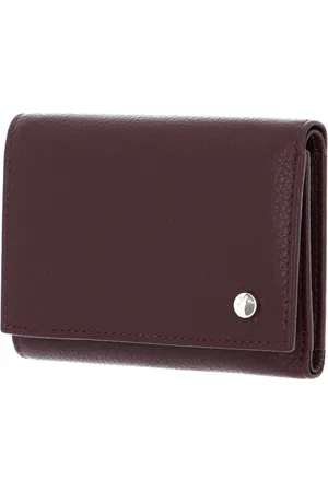 Abro+ Leren Portemonnee Leather Dalia Flap Wallet Paars