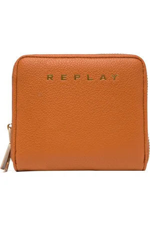 Replay Portemonnee Zip Wallet Oranje