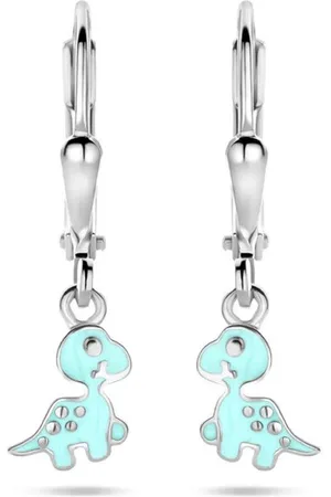 Cataleya Jewels Zilveren oorhangers dino brisur haak 23 mm