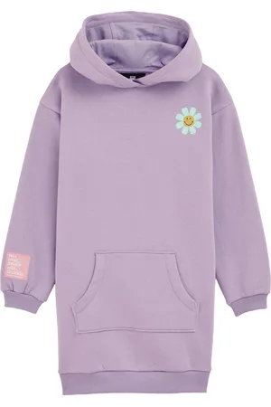 WE Fashion Meisjes SmileyWorld® sweatjurk met opdruk