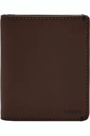 Fossil Kaarthoes Joshua Vegan Cactus Front Pocket Wallet Donkerbruin