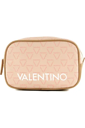 VALENTINO Toilettas Liuto Soft Cosmetic Case Roze