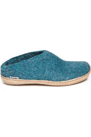 Glerups Slipper met leren zool- -39
