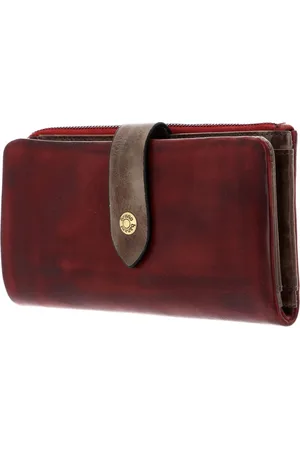 Bruno Banani Leren Portemonnee Lyon Wallet With Flap Rood