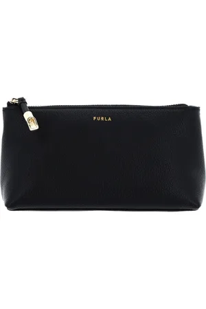 Furla Leren Cosmetische tas Goccia Cosmetic Case Zwart
