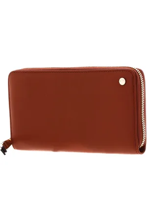 Abro+ Leren Portemonnee Leather Dalia Zip Wallet Terracotta