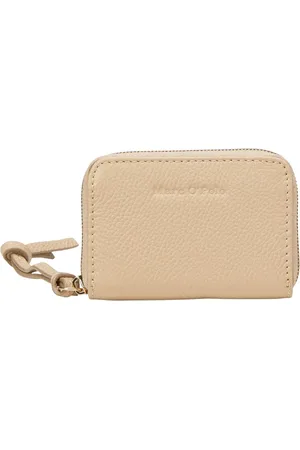 Marc O’ Polo Leren Portemonnee Melissa Zip Wallet Beige
