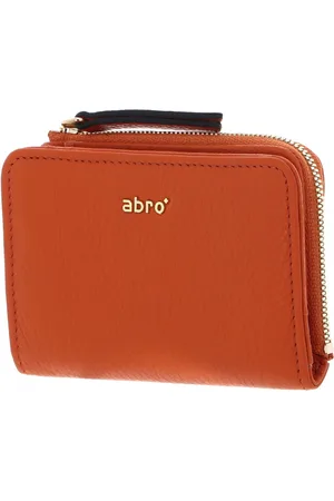 Abro+ Portemonnee Leather Dalia Wallet Oranje