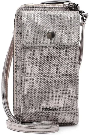 Tamaris Portemonnee Marietta Zip Around Wallet Long Zilverkleurig