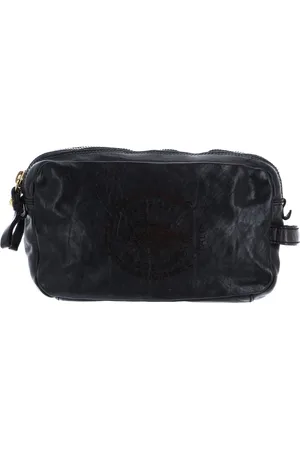 Campomaggi Leren Toilettas Beauty Bag Bruine