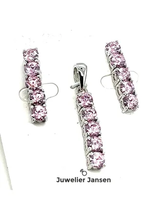 Cataleya Jewels Roze set zirkonia