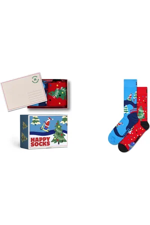 Happy Socks P000325 2-Pack Happy Holidays Socks Gift Set - maat 41-46