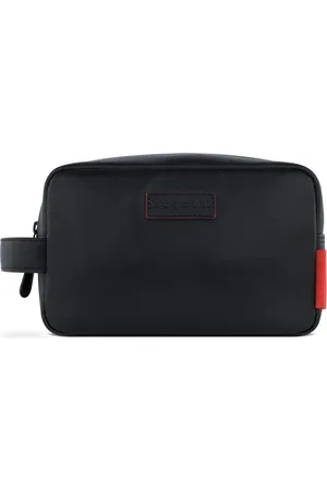 Bugatti Leren Toilettas Clark Washbag Zwart