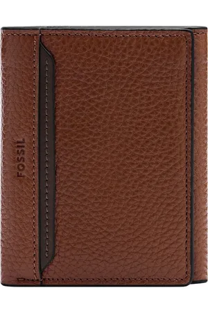 Fossil Portemonnee Huntington Trifold Bruine