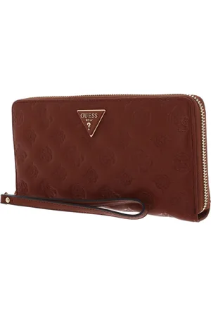 Guess Portemonnee La Femme SLG Cheque Organizer Lichtbruin