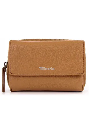 Tamaris Leren Portemonnee Amanda Zip Around Wallet Lichtbruin