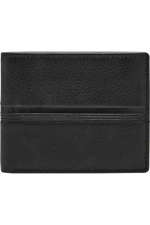Fossil Portemonnee Roger Bifold With Flip ID Zwart