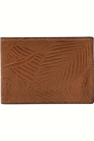 Fossil Portemonnee Palmer FPW Bifold Wallet Bruine