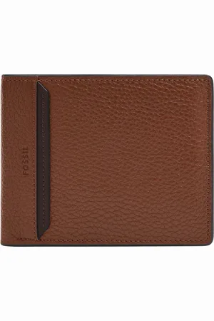 Fossil Portemonnee Huntington Passcase Wallet Bruine