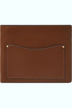 Fossil Portemonnee Anderson Large Coin Pocket Bifold Bruine