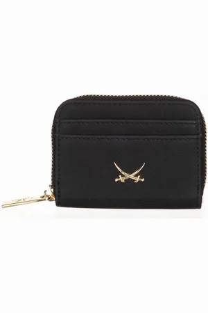 Sansibar Portemonnee Zip Wallet Zwart