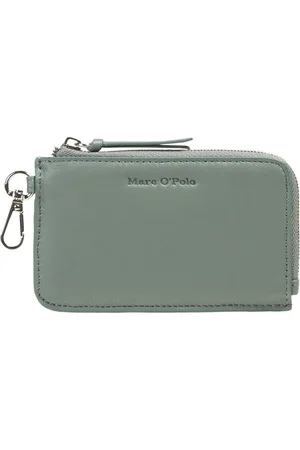 Marc O’ Polo Leren Portemonnee Florica Zip Wallet Blauwgrijs