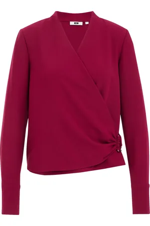 WE Fashion Dames blouse met sluitdetail