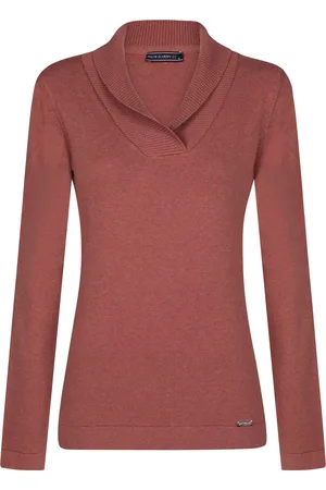 Felix Hardy Sjaalkraag Trui - Sweater %100 Katoen Dames - L