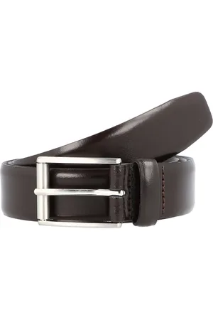 Strellson Riem leer - Jongens - 100 cm - dark brown