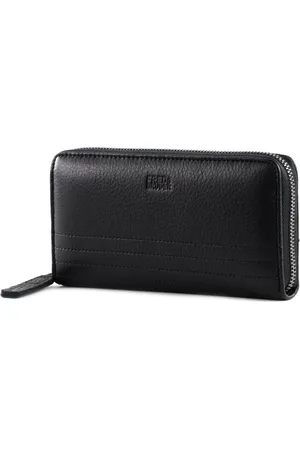 FREDsBRUDER Leren Portemonnee Stines Wallet Zwart